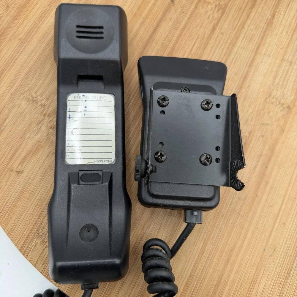 VINTAGE Antel Network Cellular Car Phone Handset and Base Parts Only Not Tested